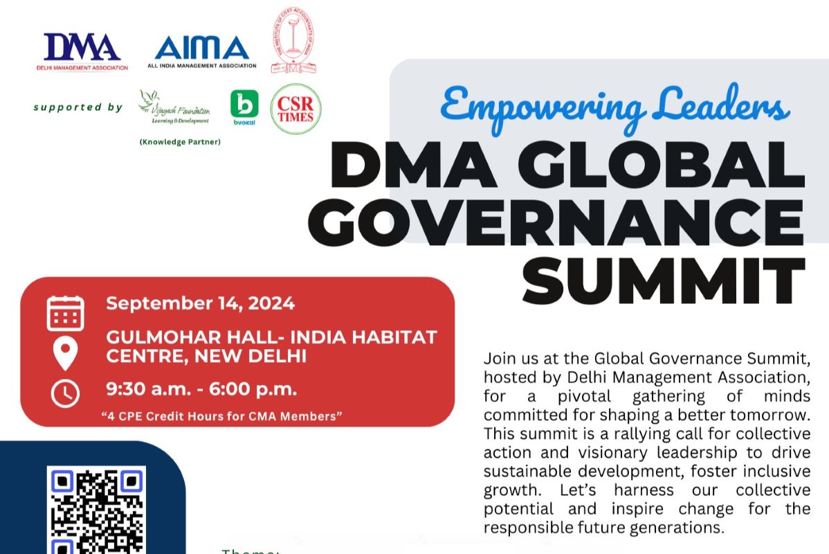 Experts To Discuss Future Of Governance With ESG Focus At DMA's Global Summit Next Month